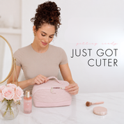 Quilted Makeup Bag Organizer – Structured Base – Hynes Eagle