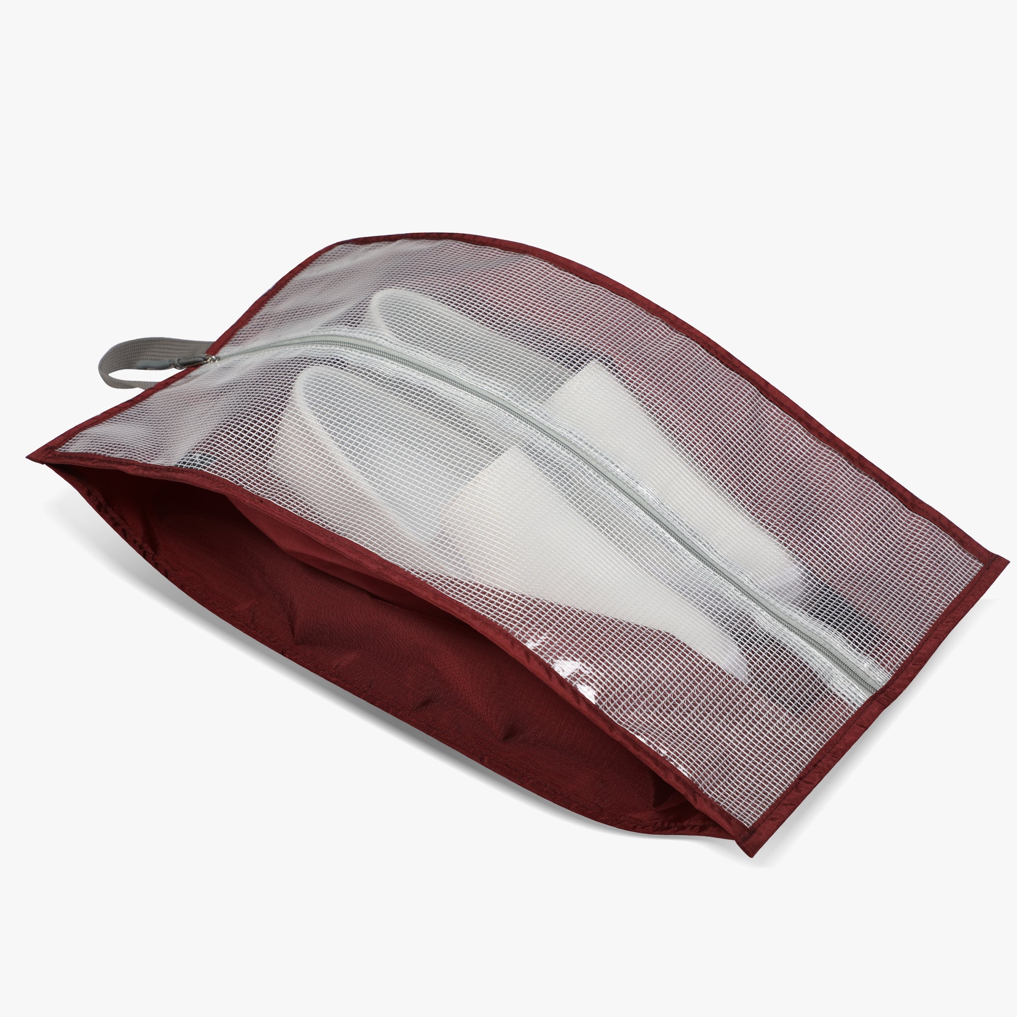 3-Piece Travel Shoe Organizer Set-Red