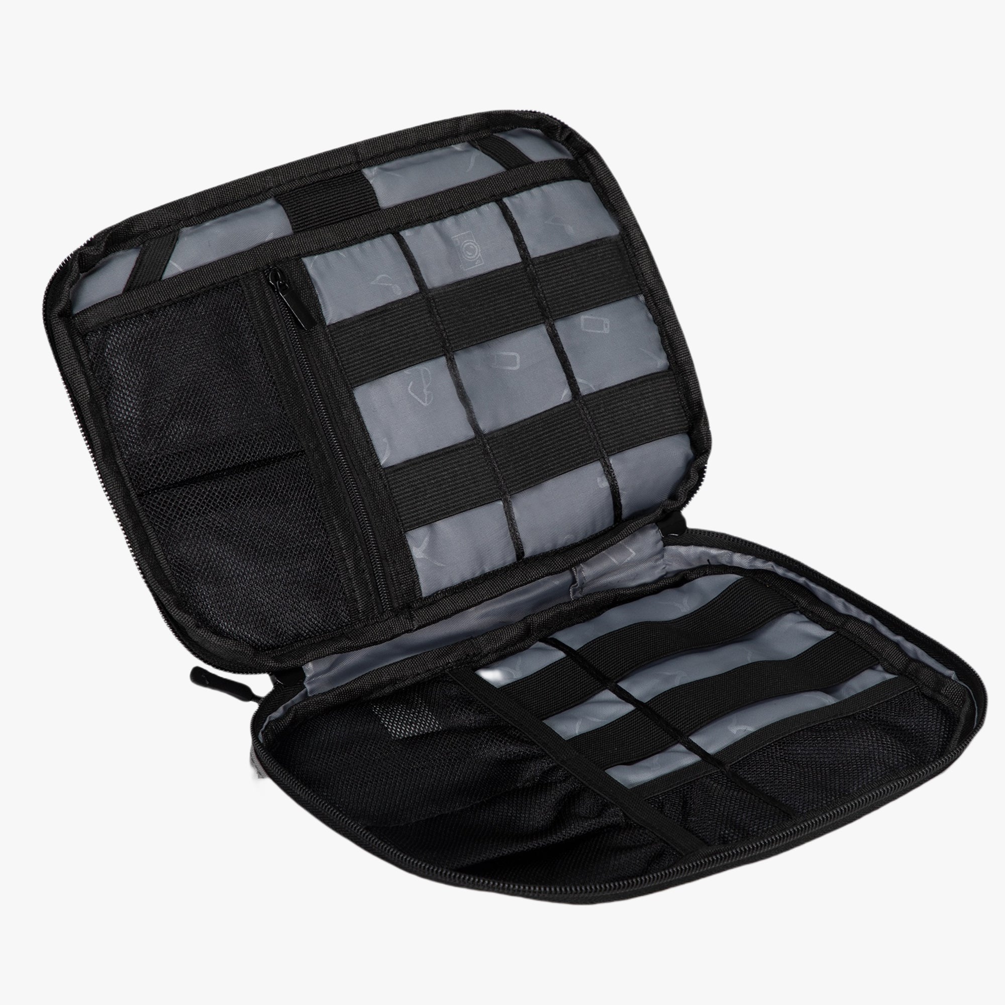 Cable Organizer With Strap 10.5 inch Grey