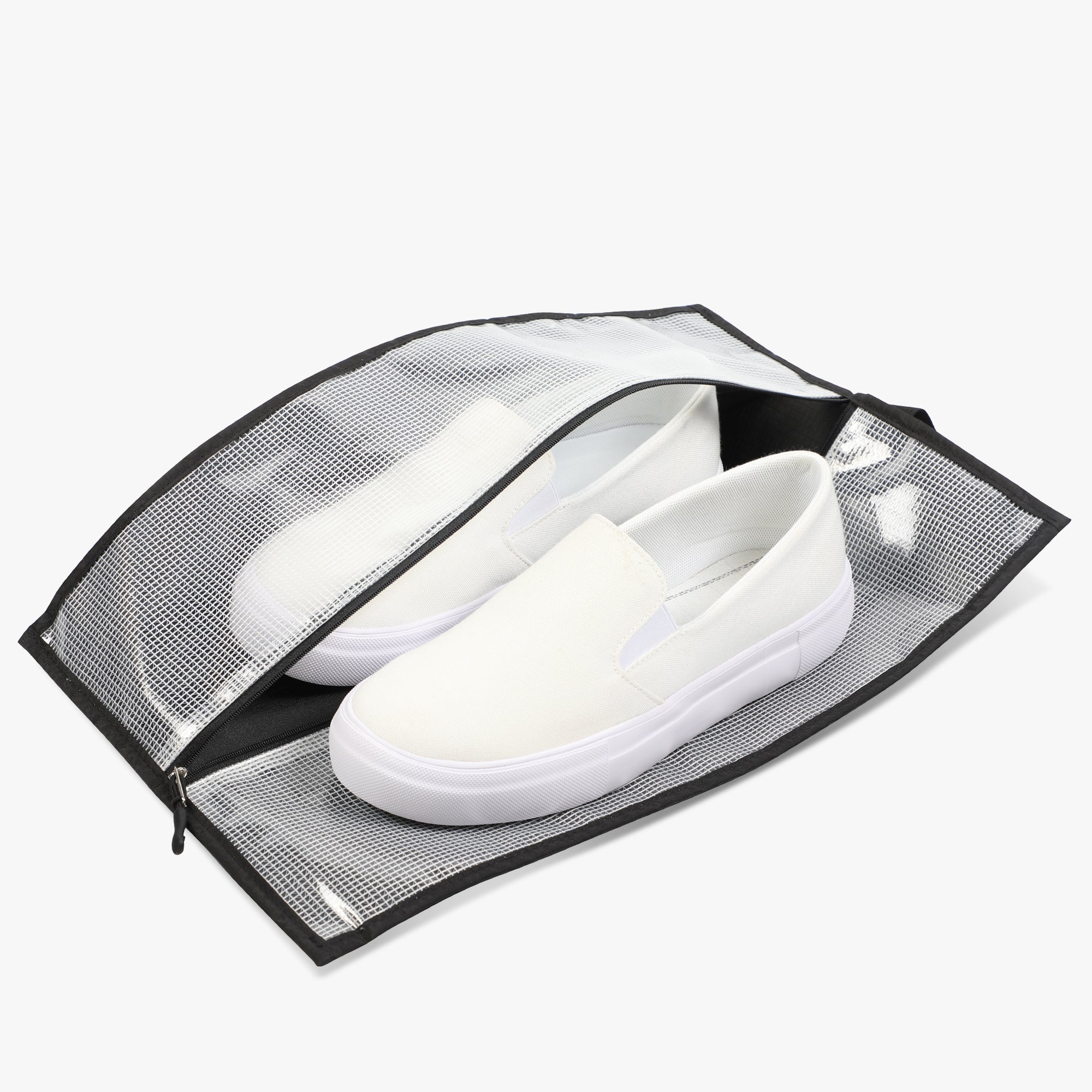 3-Piece Travel Shoe Organizer Set-Black