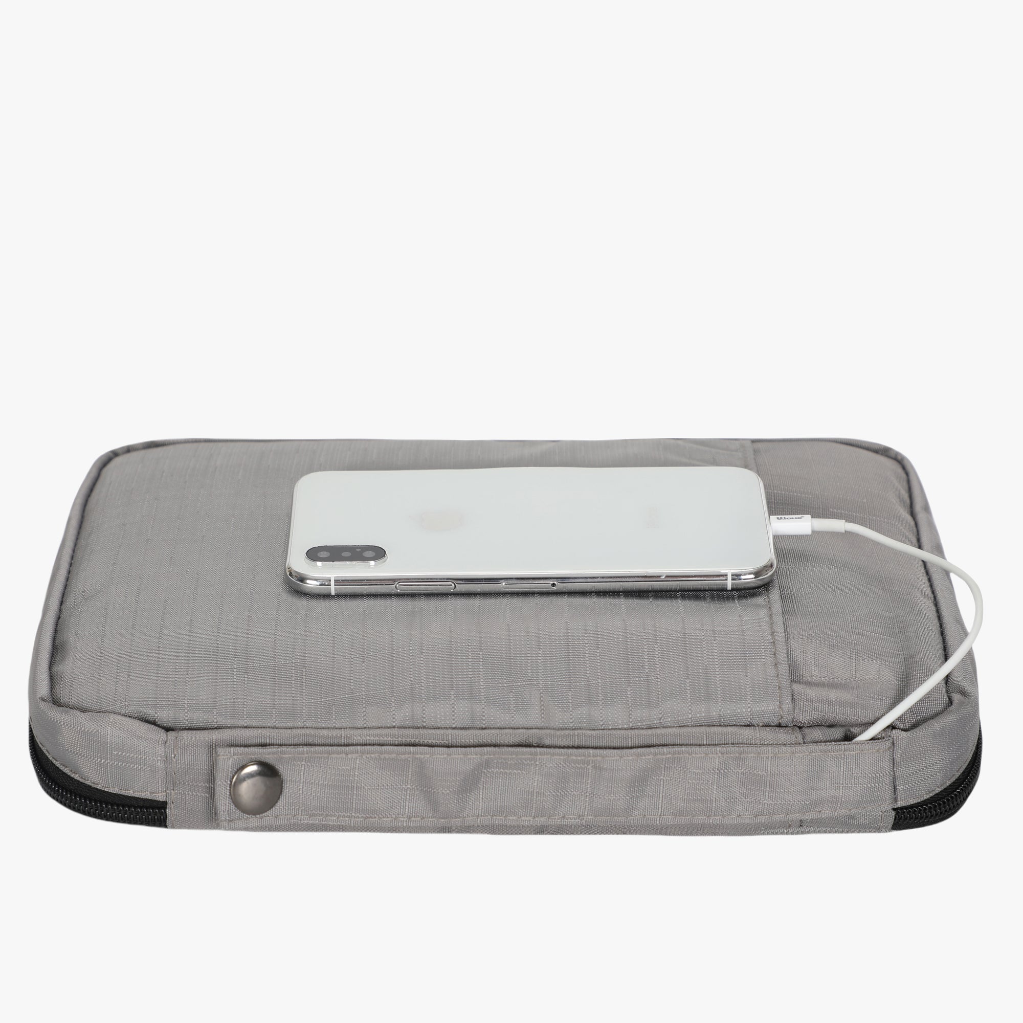 Cable Organizer With Strap 10.5 inch Grey