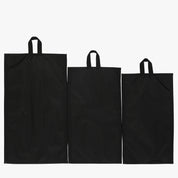 3-Piece Travel Shoe Organizer Set-Black