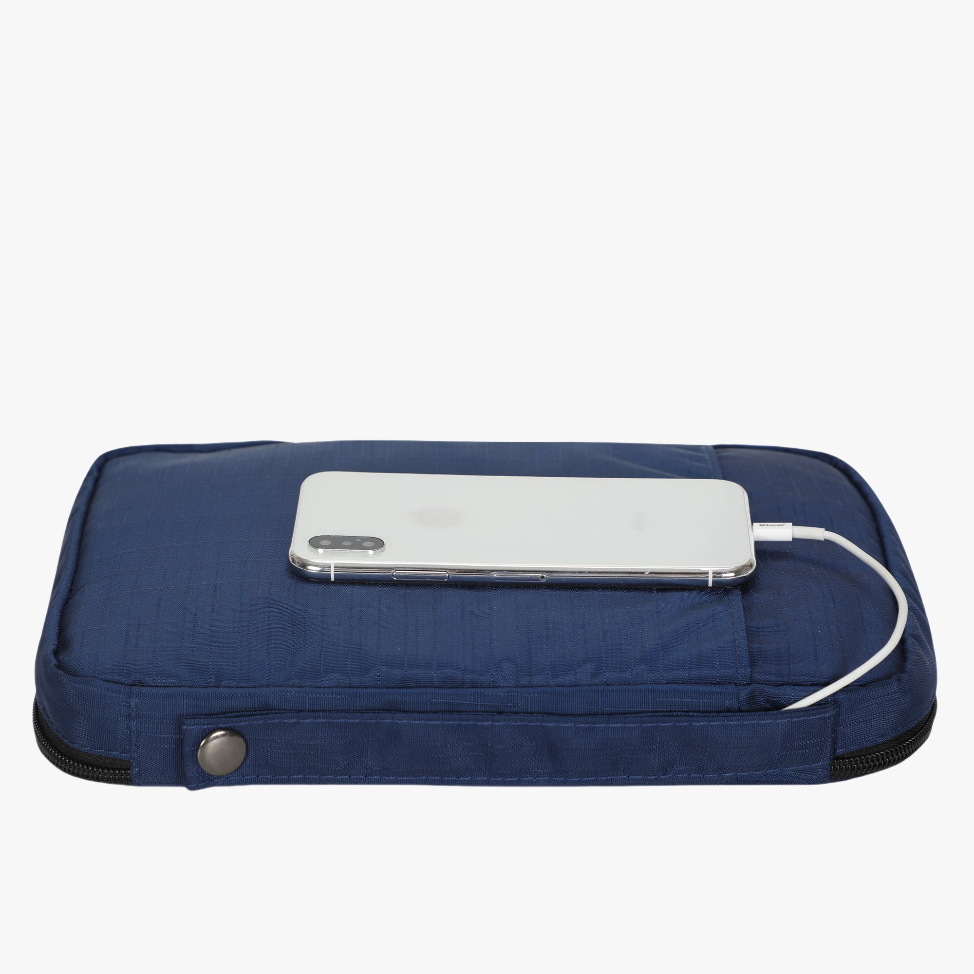 Cable Organizer With Strap 10.5 inch Navy Blue