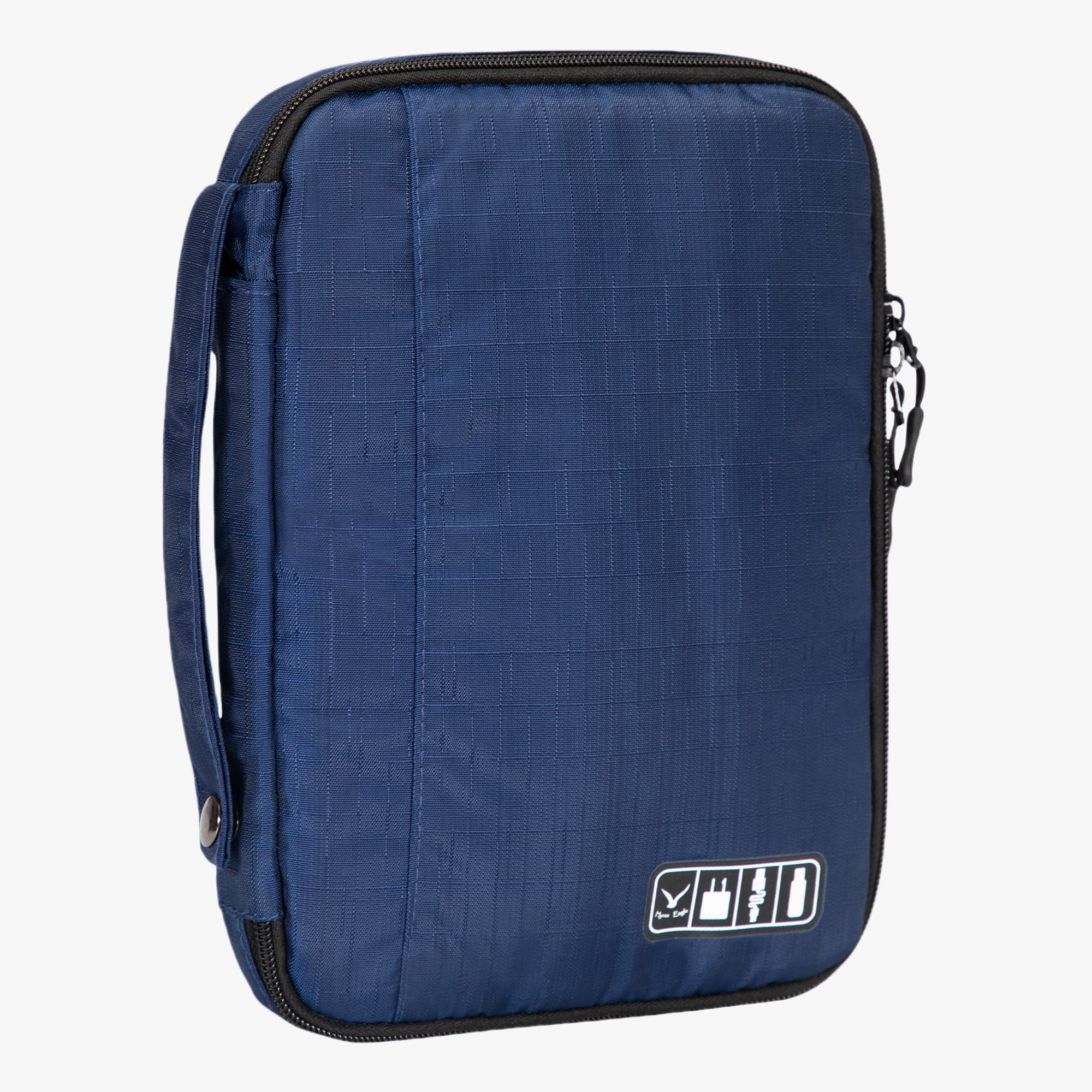 Cable Organizer With Strap 10.5 inch Navy Blue