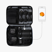 Cable Organizer With Strap 10.5 inch Navy Blue