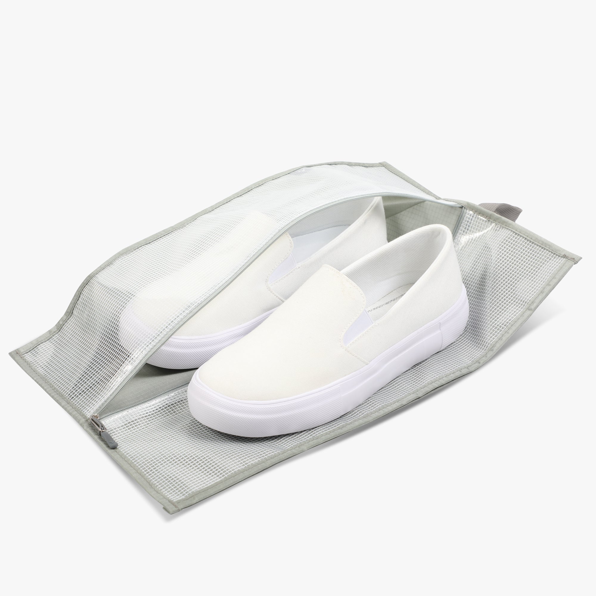 3-Piece Travel Shoe Organizer Set-Grey