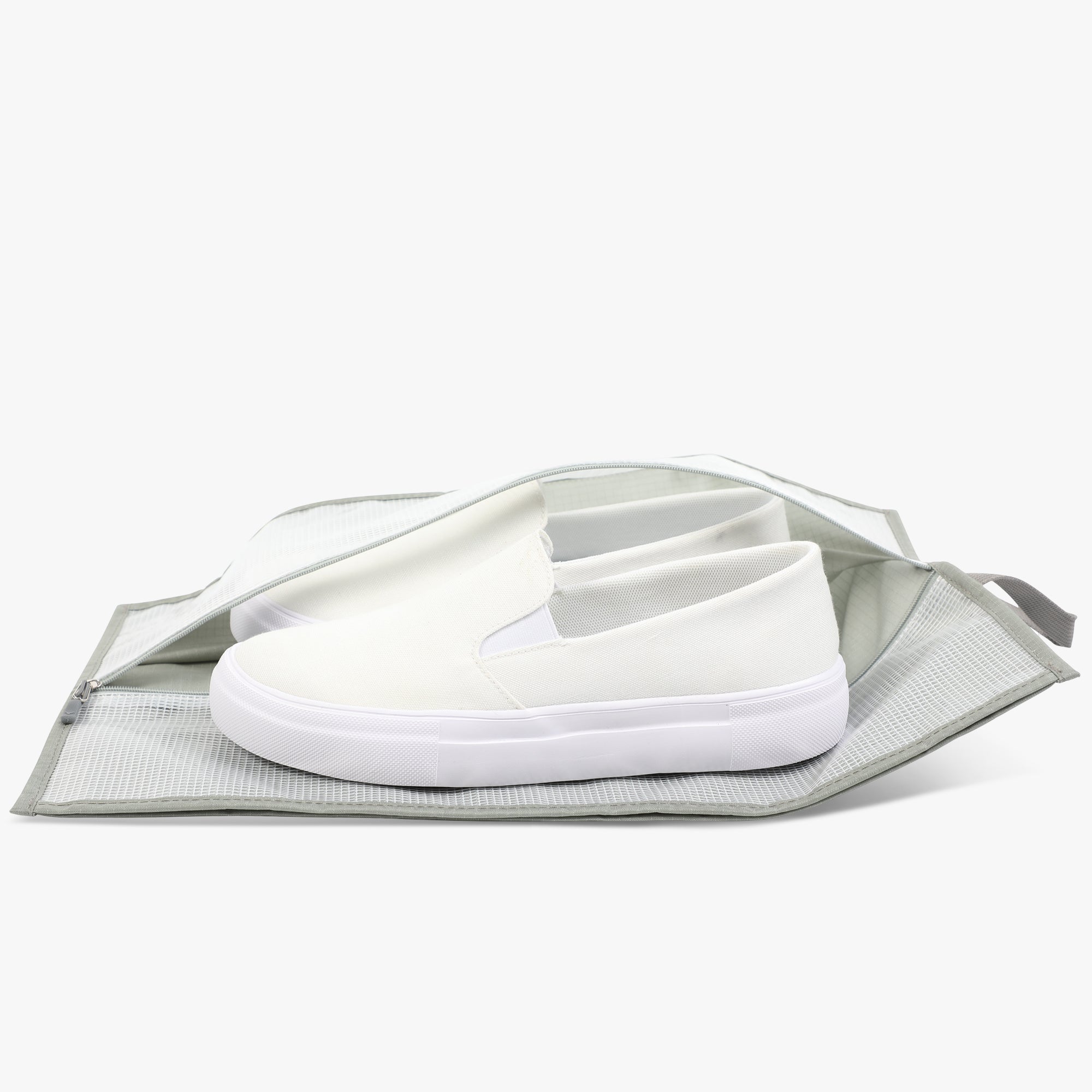 3-Piece Travel Shoe Organizer Set-Grey
