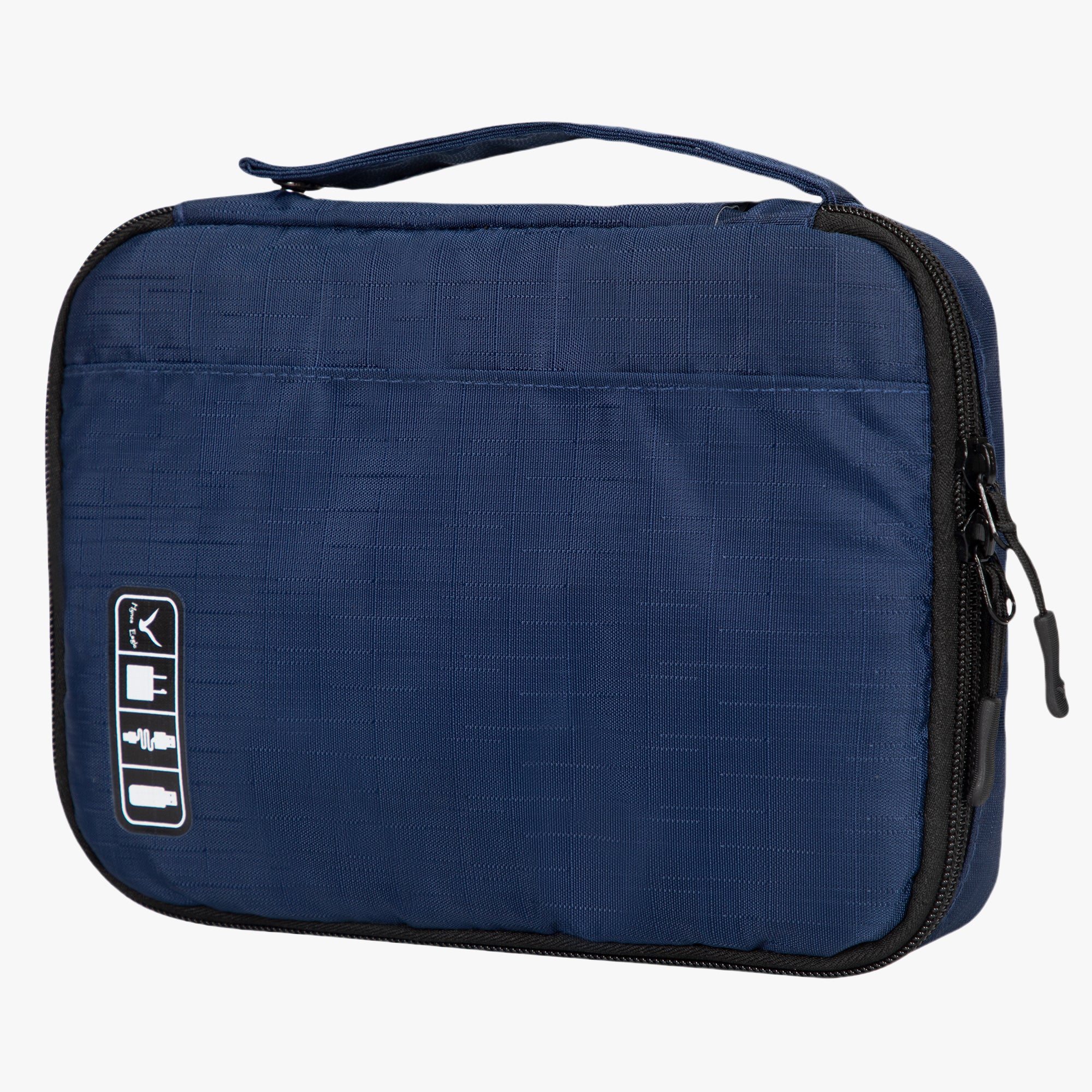 Cable Organizer With Strap 10.5 inch Navy Blue