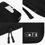 Cable Organizer With Strap 7.9 inch Black