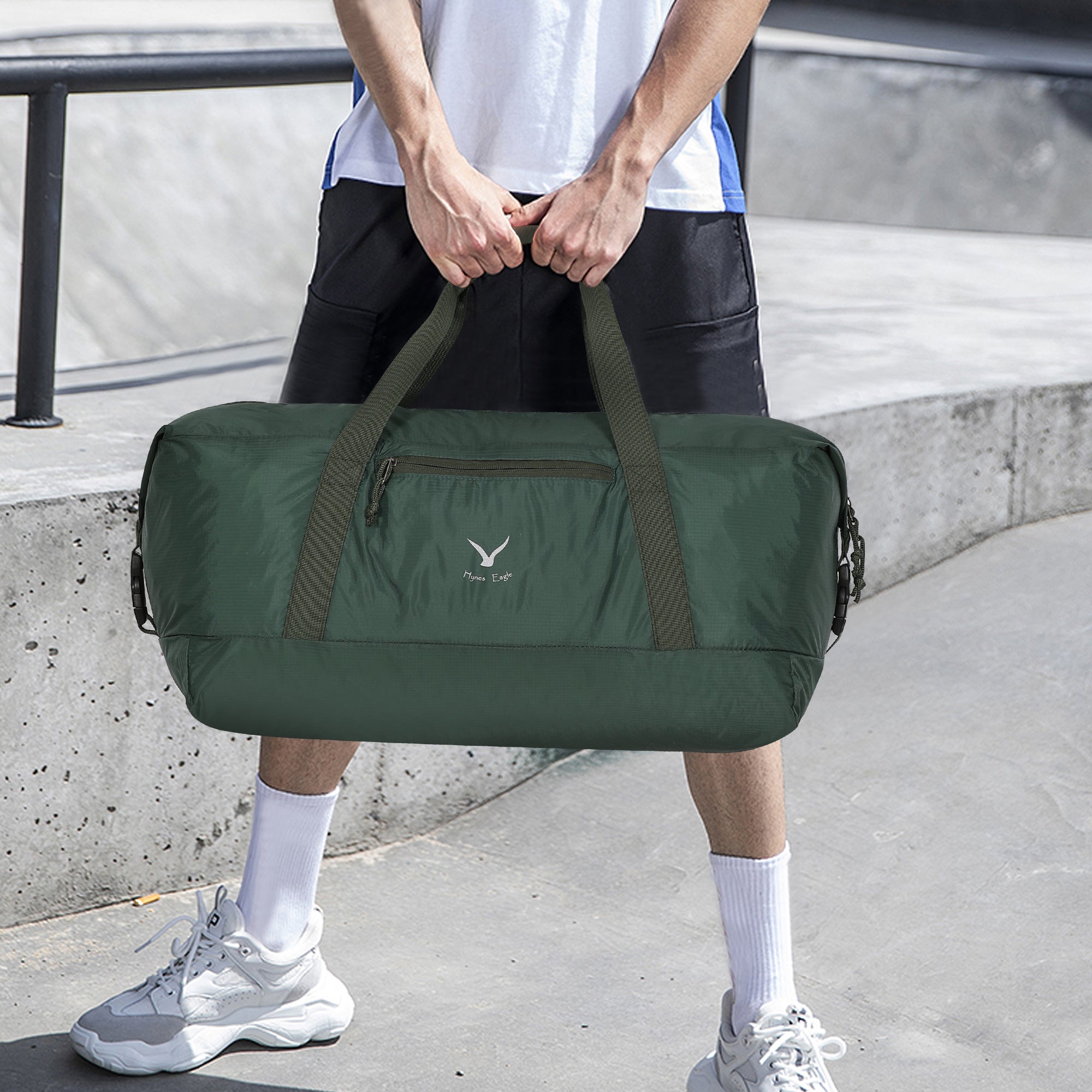 35L Packable Travel Duffel-Oliver Green