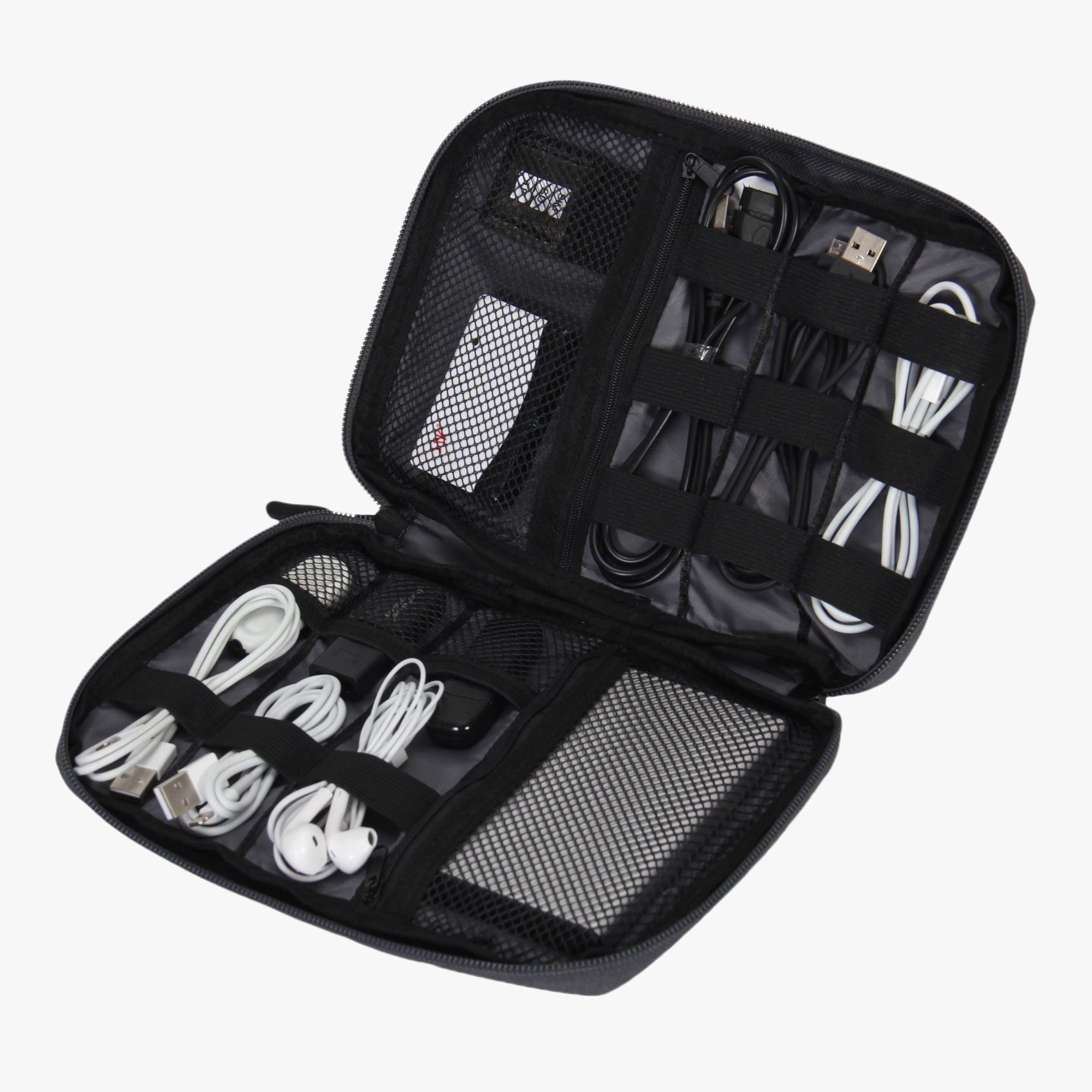 Cable Organizer Case-Black Grey