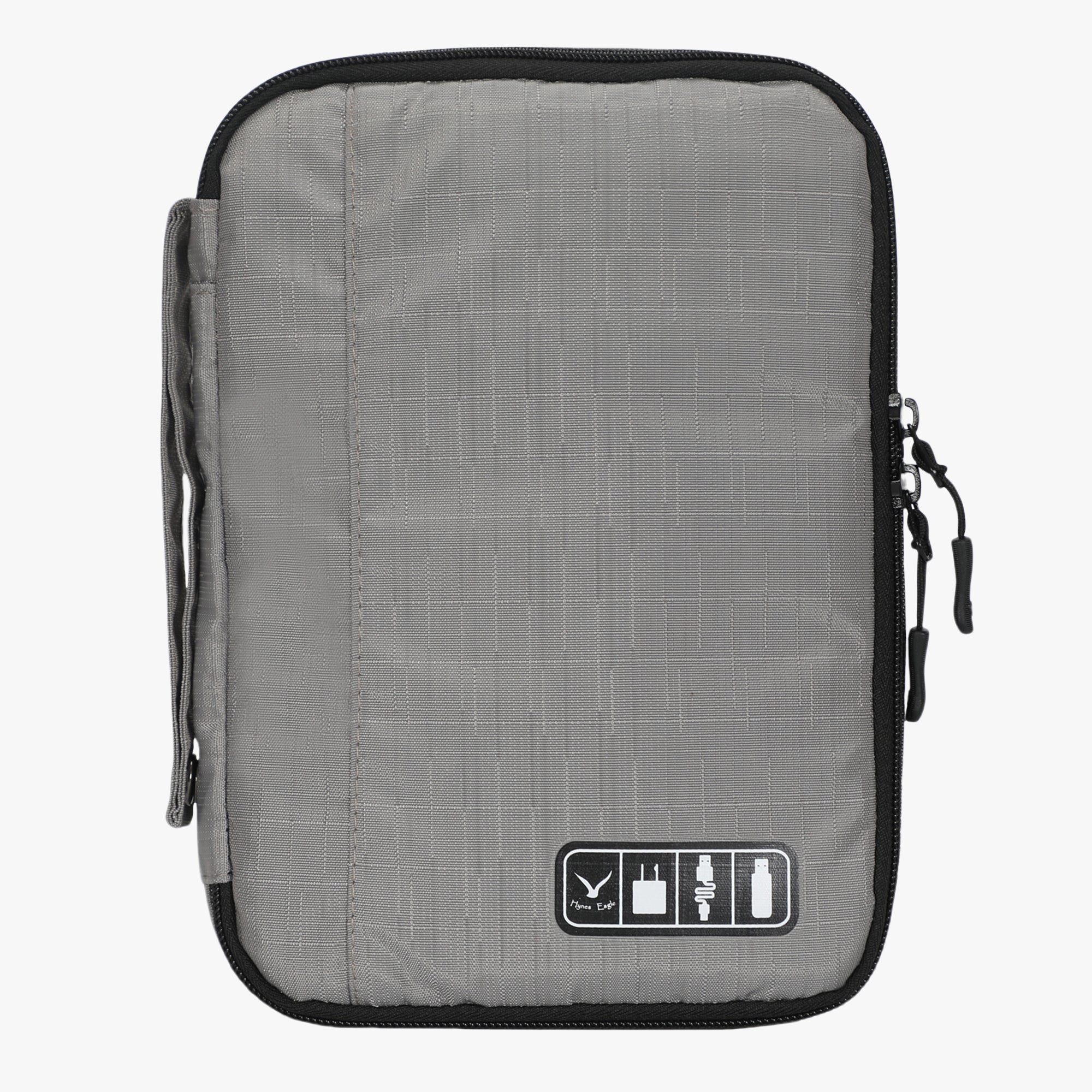 Cable Organizer With Strap 7.9 inch Grey