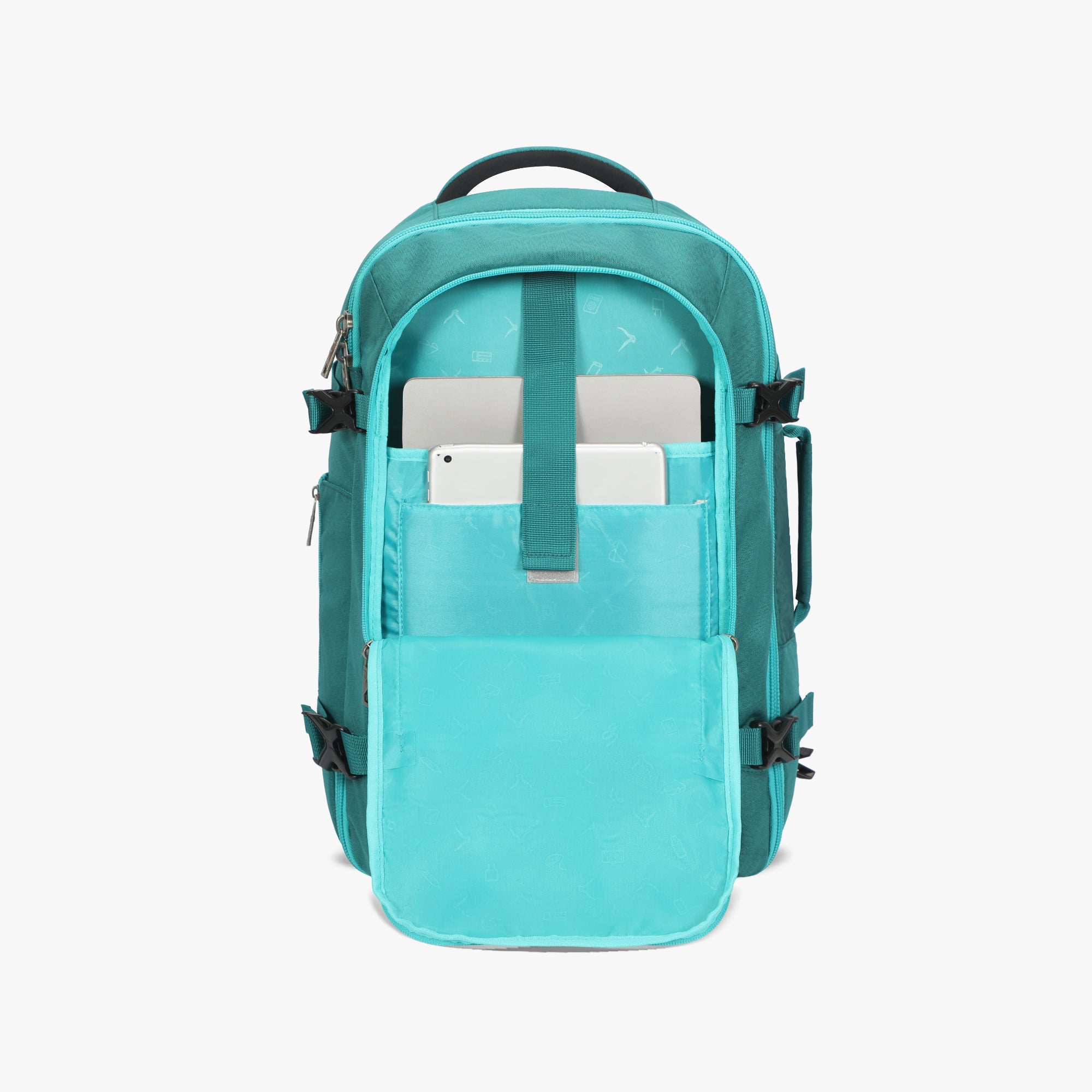 Classic Route 40L Carry On Backpack-Teal Green