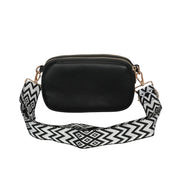 Hynes Eagle Compact Vegan Leather Crossbody – Convertible Strap Small PU Shoulder Bag