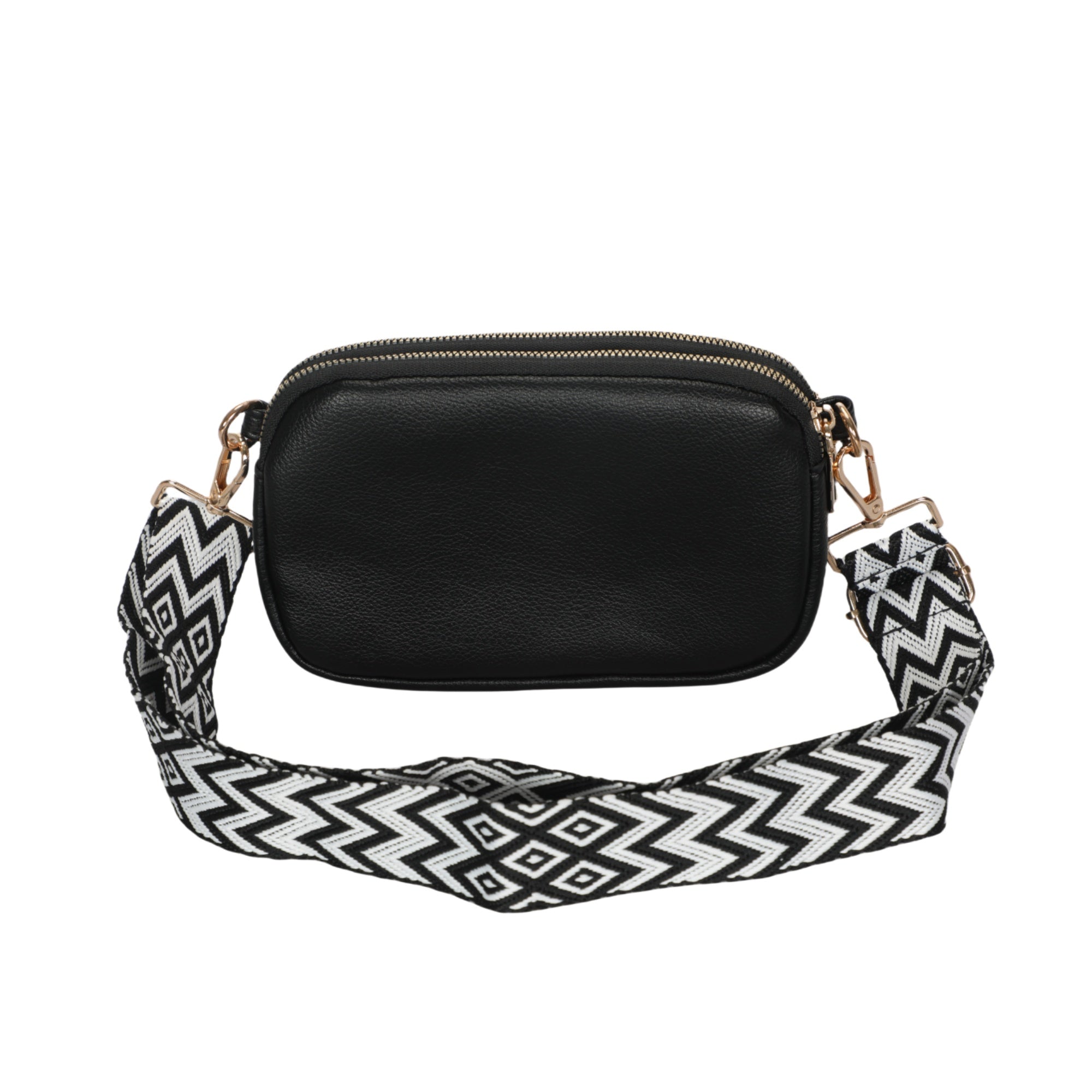 Hynes Eagle Compact Vegan Leather Crossbody – Convertible Strap Small PU Shoulder Bag