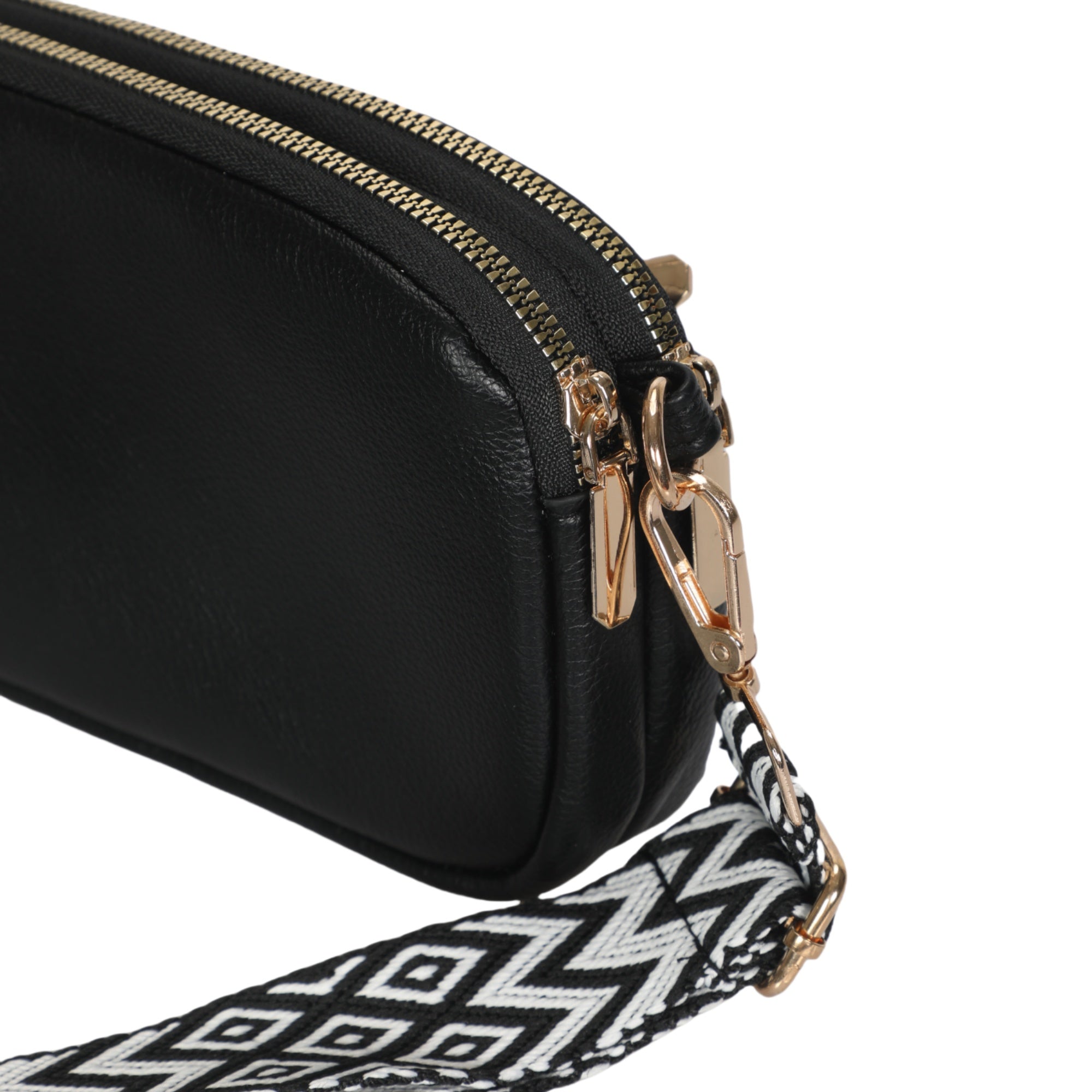 Hynes Eagle Compact Vegan Leather Crossbody – Convertible Strap Small PU Shoulder Bag