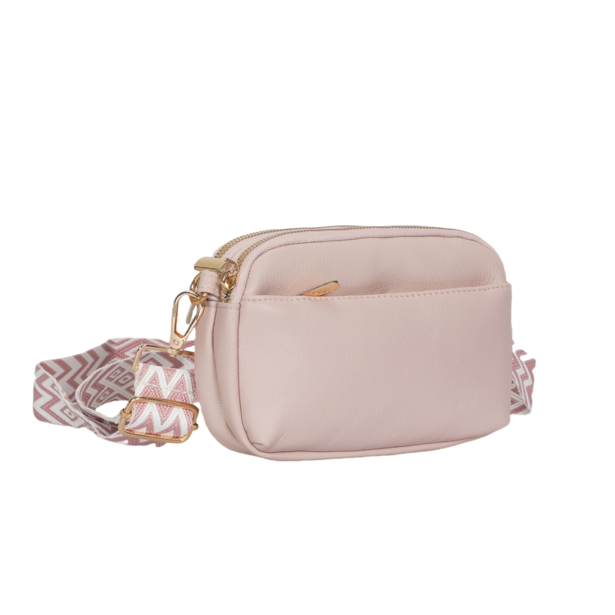 Hynes Eagle Compact Vegan Leather Crossbody – Convertible Strap Small PU Shoulder Bag