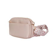 Hynes Eagle Compact Vegan Leather Crossbody – Convertible Strap Small PU Shoulder Bag