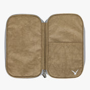 RFID-Blocking Travel Passport Wallet- Khaki