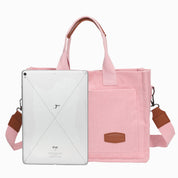 Corduroy Tote Bag-Pink