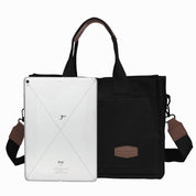 Corduroy Tote Bag-Black