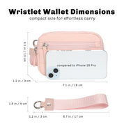 Hynes Eagle Puffer Wristlet Wallet – Compact RFID Phone & Card Holder