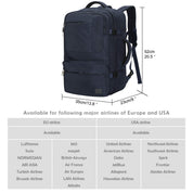 Voyager 44L Expandable Travel Backpack x PackPal Cube Set