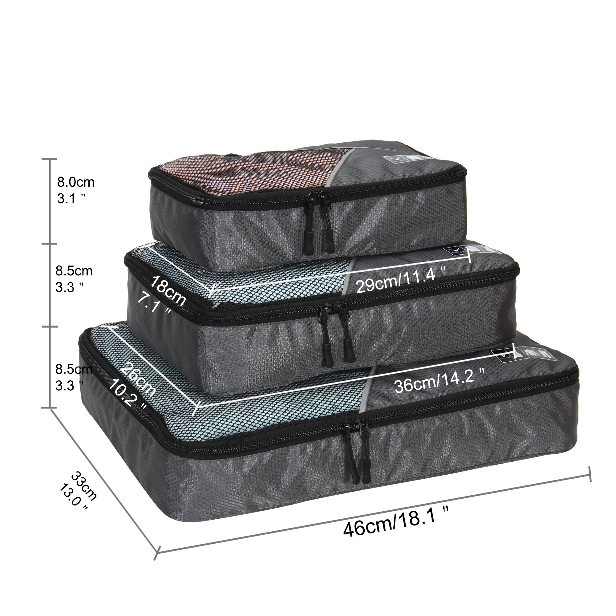 3 Piece PackPal Cube Set