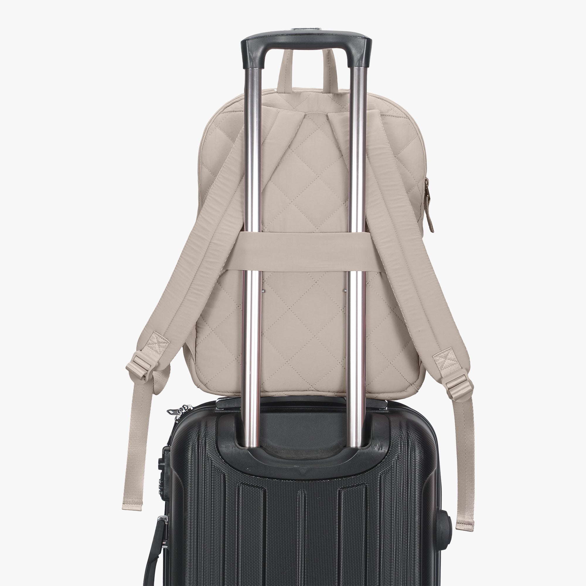 Hynes Eagle 20L Quilted Laptop Backpack – Lightweight Water-Resistant Nylon Travel & Work Backpack with 16" Laptop Sleeve