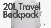 Hynes Eagle 20L Travel Backpack – Lightweight Luggage with Laptop Sleeve & Shoe Compartment