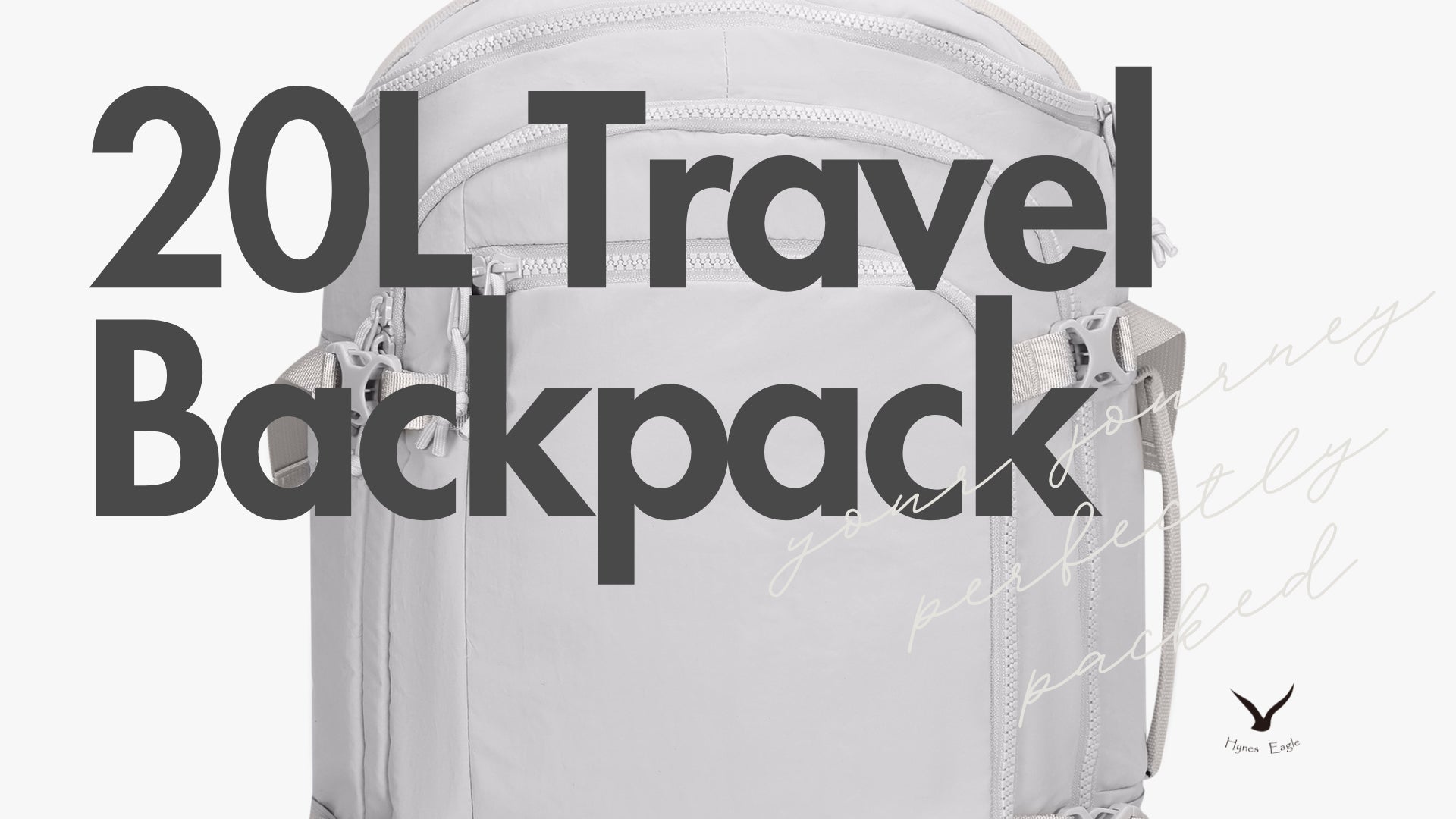 Hynes Eagle 20L Travel Backpack – Lightweight Luggage with Laptop Sleeve & Shoe Compartment
